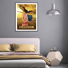 Load image into Gallery viewer, Independence Day Eagle Banner 30*40CM £¨canvans) Full Round Drill Diamond Painting
