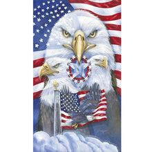 Load image into Gallery viewer, Independence Day American Eagle 40*70CM £¨canvans) Full Large size Drill Diamond Painting
