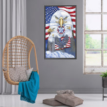 Load image into Gallery viewer, Independence Day American Eagle 40*70CM £¨canvans) Full Large size Drill Diamond Painting
