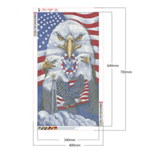 Load image into Gallery viewer, Independence Day American Eagle 40*70CM £¨canvans) Full Large size Drill Diamond Painting
