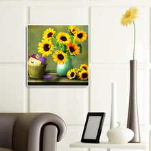 Load image into Gallery viewer, Sunflower Sunflower 40*40CM £¨canvans) Full Square Drill Diamond Painting
