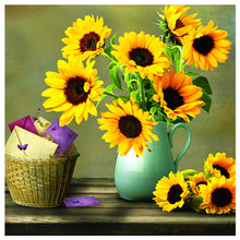 Load image into Gallery viewer, Sunflower Sunflower 40*40CM £¨canvans) Full Square Drill Diamond Painting
