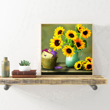 Load image into Gallery viewer, Sunflower Sunflower 40*40CM £¨canvans) Full Square Drill Diamond Painting
