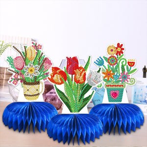 9x Flower Butterfly 3D Honeycomb Center Birthday Party Baby Shower Supplies