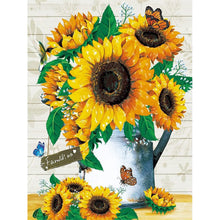 Load image into Gallery viewer, Sunflower 30*40CM £¨canvans) Full Round Drill Diamond Painting
