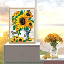 Load image into Gallery viewer, Sunflower 30*40CM £¨canvans) Full Round Drill Diamond Painting
