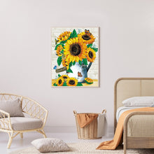 Load image into Gallery viewer, Sunflower 30*40CM £¨canvans) Full Round Drill Diamond Painting
