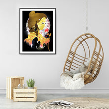 Load image into Gallery viewer, Disney Princess Silhouette 30*40CM £¨canvans) Full Round Drill Diamond Painting
