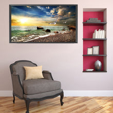 Load image into Gallery viewer, Rocky Seaside 80*40CM £¨canvans) Full Round Drill Diamond Painting
