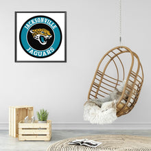 Load image into Gallery viewer, Jacksonville Jaguars Logo 40*40CM £¨canvans) Full Round Drill Diamond Painting
