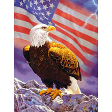 Load image into Gallery viewer, Eagle Banner 40*50CM (canvas) Full Round Drill Diamond Painting
