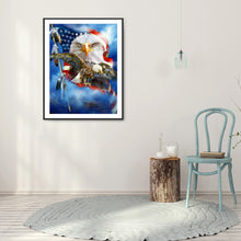 Load image into Gallery viewer, Eagle Banner 40*50CM (canvas) Full Round Drill Diamond Painting
