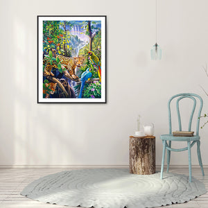 Forest Animals 40*50CM £¨canvans) Full Round Drill Diamond Painting