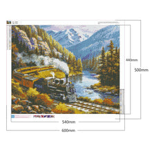 Load image into Gallery viewer, Train 60*50CM £¨canvans) Full Round Drill Diamond Painting
