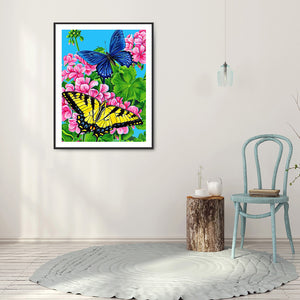 Butterfly 30*40CM £¨canvans) Full Round Drill Diamond Painting