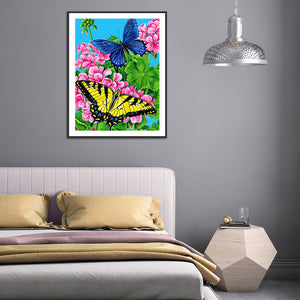 Butterfly 30*40CM £¨canvans) Full Round Drill Diamond Painting