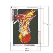 Load image into Gallery viewer, Basketball 30*40CM £¨canvans) Full Round Drill Diamond Painting
