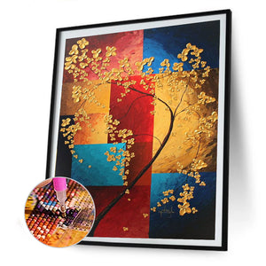 Ginkgo Leaves 30*40CM £¨canvans) Full Round Drill Diamond Painting