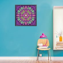Load image into Gallery viewer, Mandala 30*30CM (canvas) Full Crystal Drill Diamond Painting
