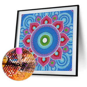 Mandala 30*30CM (canvas) Full Crystal Drill Diamond Painting
