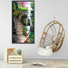 Load image into Gallery viewer, High Mountains And Flowing Water 40*80CM £¨canvans) Full Square Drill Diamond Painting
