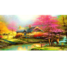 Load image into Gallery viewer, River House 100*55CM £¨canvans) Full Large size Drill Diamond Painting
