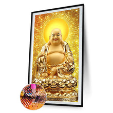Load image into Gallery viewer, Buddha&#39;S Light Shines 40*70CM £¨canvans) Full Round Drill Diamond Painting
