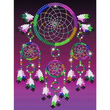Load image into Gallery viewer, Colorful Dream Catcher 30*40CM £¨canvans) Partial Crystal Drill Diamond Painting
