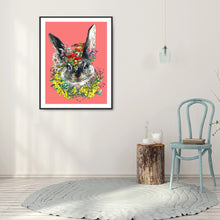 Load image into Gallery viewer, Flower Rabbit 30*40CM £¨canvans) Full Round Drill Diamond Painting
