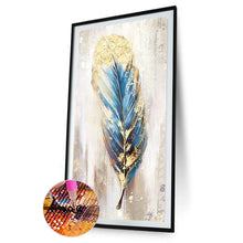 Load image into Gallery viewer, Feather 40*80CM £¨canvans) Full Round Drill Diamond Painting
