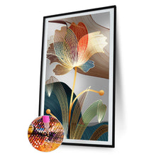 Load image into Gallery viewer, Golden Leaf Lotus 40*75CM £¨canvans) Full Round Drill Diamond Painting
