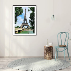 Eiffel Tower 30*40CM £¨canvans) Full Round Drill Diamond Painting