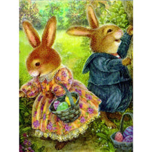 Load image into Gallery viewer, Rabbit 30*40CM £¨canvans) Full Round Drill Diamond Painting
