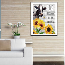 Load image into Gallery viewer, Sunflower Cow 30*40CM £¨canvans) Full Round Drill Diamond Painting
