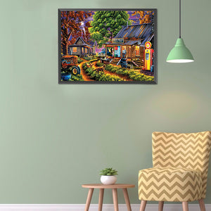House Scenery 60*50CM £¨canvans) Full Square Drill Diamond Painting