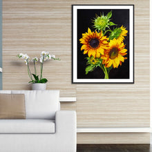 Load image into Gallery viewer, Sunflower 30*40CM £¨canvans) Full Round Drill Diamond Painting
