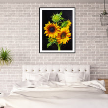 Load image into Gallery viewer, Sunflower 30*40CM £¨canvans) Full Round Drill Diamond Painting
