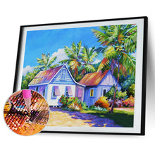 Load image into Gallery viewer, Seaside Village 40*30CM £¨canvans) Full Round Drill Diamond Painting
