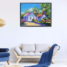 Load image into Gallery viewer, Seaside Village 40*30CM £¨canvans) Full Round Drill Diamond Painting
