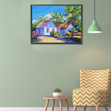 Load image into Gallery viewer, Seaside Village 40*30CM £¨canvans) Full Round Drill Diamond Painting
