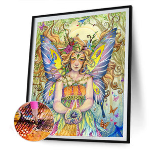Butterfly Fairy 30*40CM £¨canvans) Full Round Drill Diamond Painting