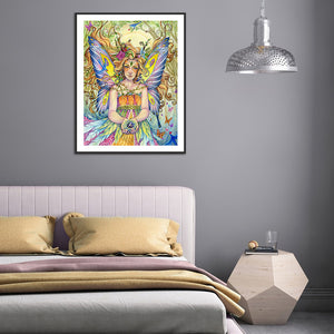 Butterfly Fairy 30*40CM £¨canvans) Full Round Drill Diamond Painting