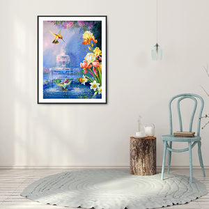 Refreshing Summer 30*40CM £¨canvans) Full Round Drill Diamond Painting
