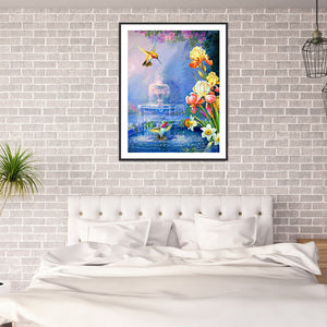 Refreshing Summer 30*40CM £¨canvans) Full Round Drill Diamond Painting