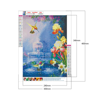 Refreshing Summer 30*40CM £¨canvans) Full Round Drill Diamond Painting