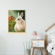 Load image into Gallery viewer, Rabbit In Flower 30*40CM £¨canvans) Full Round Drill Diamond Painting
