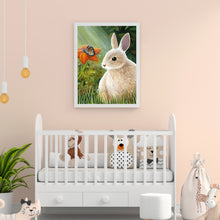 Load image into Gallery viewer, Rabbit In Flower 30*40CM £¨canvans) Full Round Drill Diamond Painting
