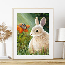 Load image into Gallery viewer, Rabbit In Flower 30*40CM £¨canvans) Full Round Drill Diamond Painting
