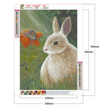 Load image into Gallery viewer, Rabbit In Flower 30*40CM £¨canvans) Full Round Drill Diamond Painting
