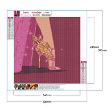 Load image into Gallery viewer, Princess High Heels 30*30CM £¨canvans) Full Round Drill Diamond Painting
